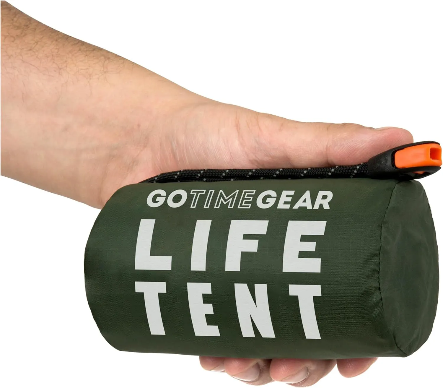 Survival Life Tent • 2 Person Mylar Emergency Shelter Tube Tent   Paracord