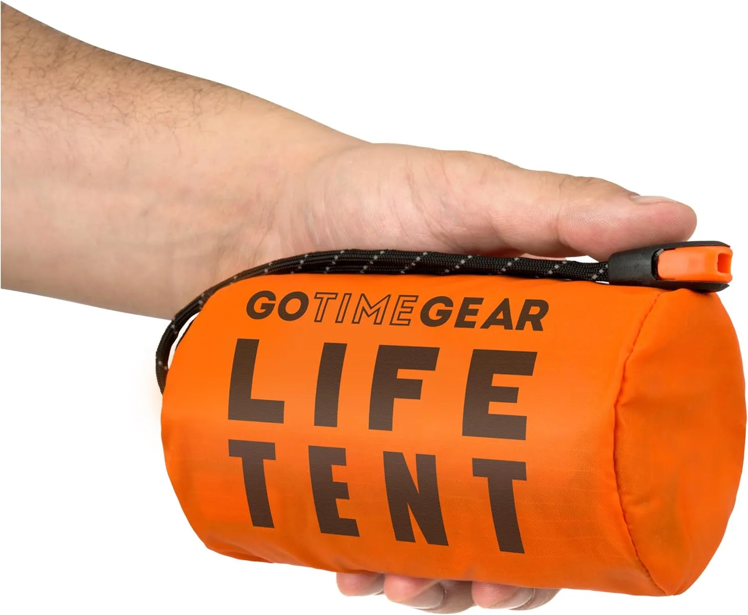 Survival Life Tent • 2 Person Mylar Emergency Shelter Tube Tent   Paracord