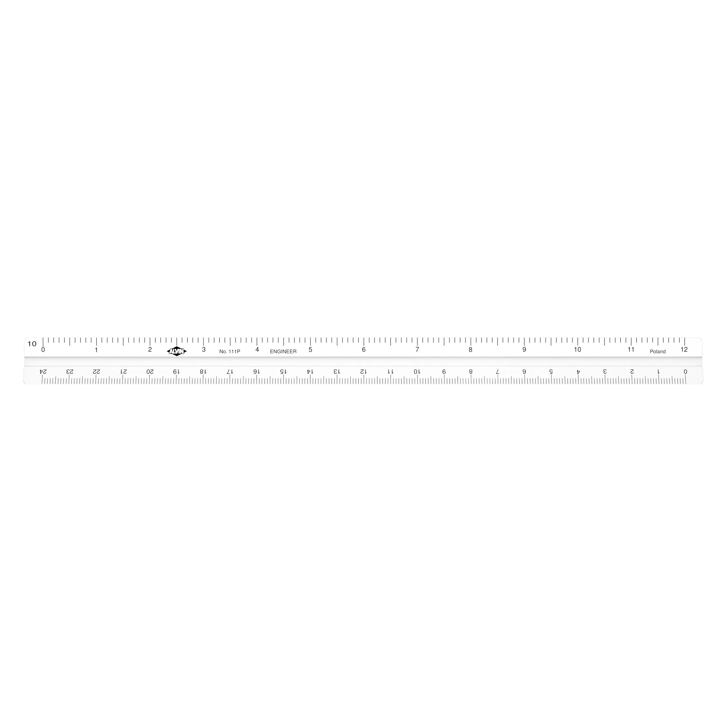 Triangular Scale Engineer 12" Plastic