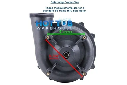 Waterway Executive 5 Horsepower 1 Spd 56 Frame Pump 3712021-1D - 2" Intake