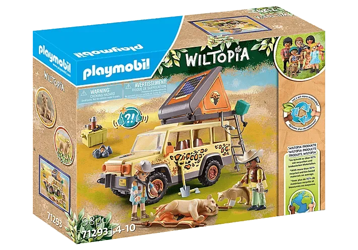 Wiltopia: Cross-Country Vehicle with Lions 71293